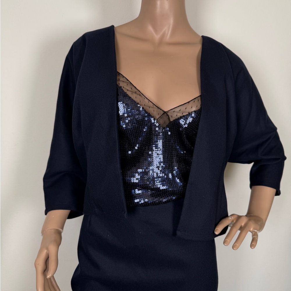 Barbie navy blue slouchy Blazer